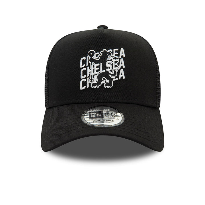 NEW ERA หมวก รุ่น CHELSEA EMEA TEAM SPORTS BLACK 9FORTY EF TRUCKER CAP