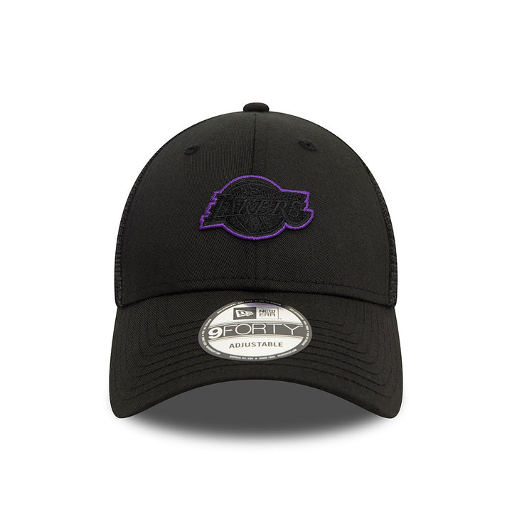 New Era หมวกรุ่น Los Angeles Lakers Black 9FORTY Trucker Cap