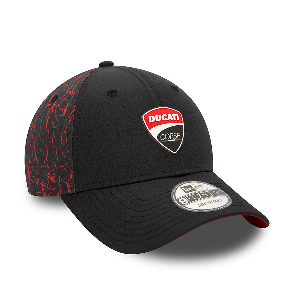 NEW ERA หมวก รุ่น DUCATI EMEA TEAM SPORTS BLACK 9FORTY CAP