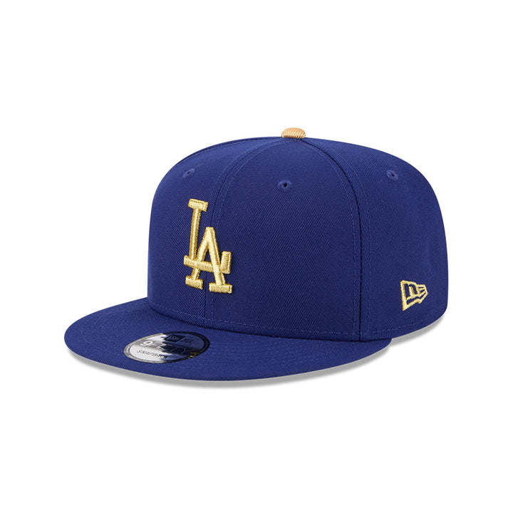 New Era หมวกรุ่น Los Angeles Dodgers MLB Gold Dark Blue 9Fifty Cap