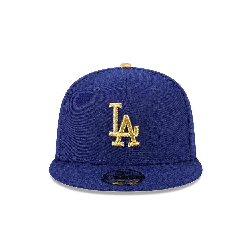 New Era หมวกรุ่น Los Angeles Dodgers MLB Gold Dark Blue 9Fifty Cap