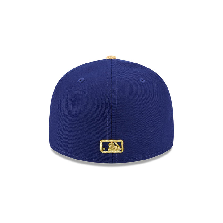 Los Angeles Dodgers Mlb Gold Dark Blue 59Fifty Low Profile Cap