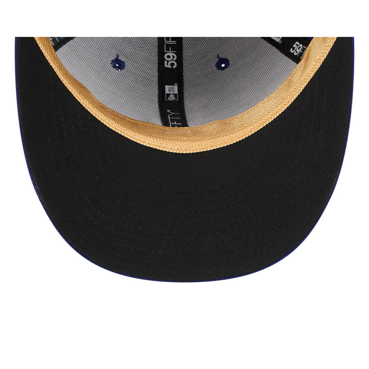 Los Angeles Dodgers Mlb Gold Dark Blue 59Fifty Low Profile Cap
