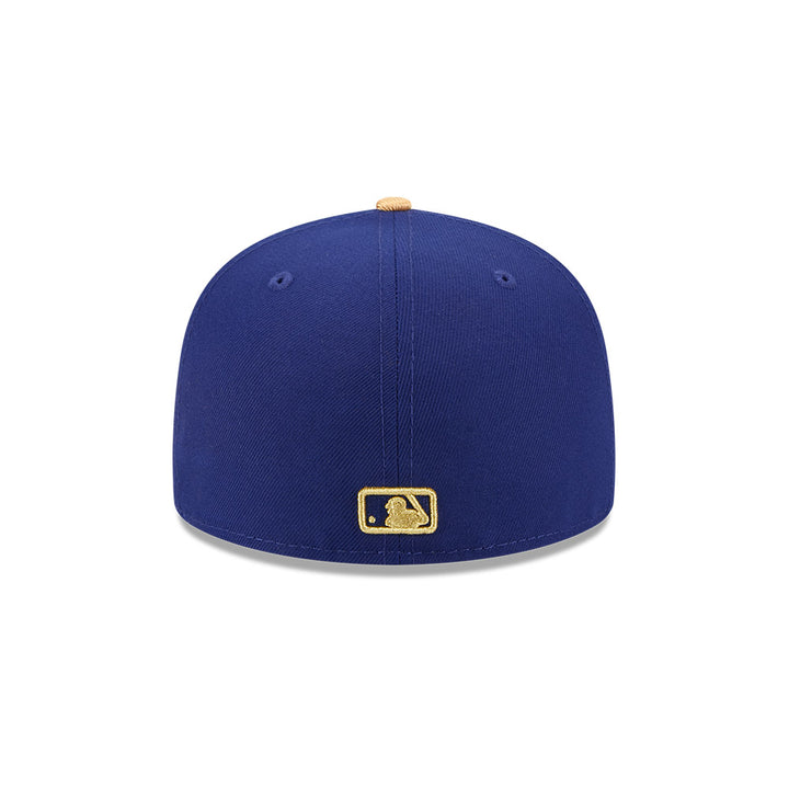 New Era หมวกรุ่น Los Angeles Dodgers MLB Gold Dark Blue 59Fifty Cap