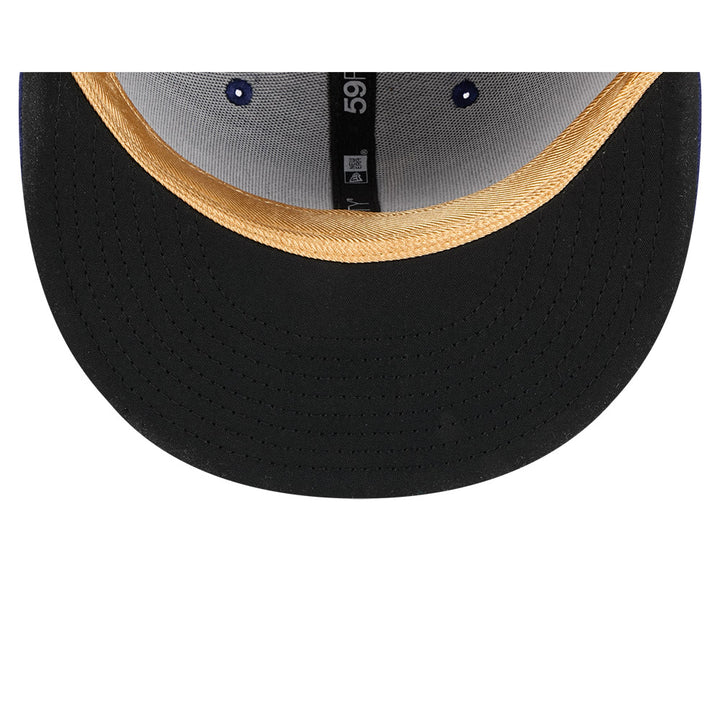 New Era หมวกรุ่น Los Angeles Dodgers MLB Gold Dark Blue 59Fifty Cap