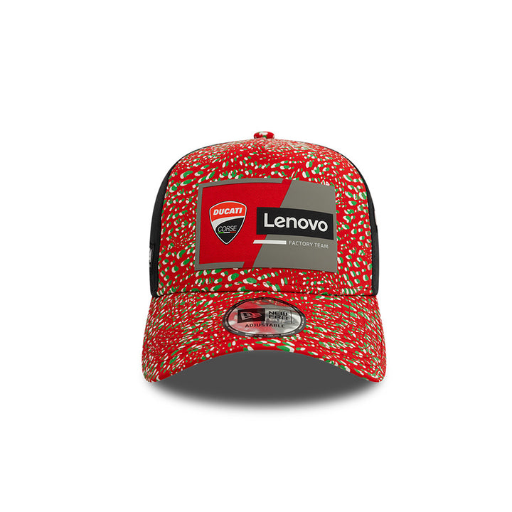 NEW ERA หมวก รุ่น DUCATI DUCATI DRIVER & RACE 2024 RED 9FORTY E-FRAME CAP