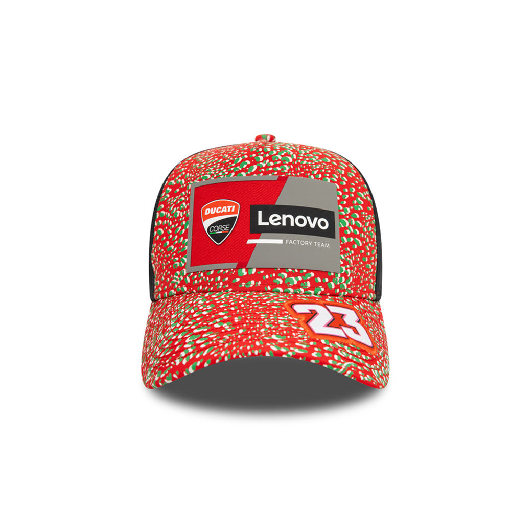 NEW ERA หมวก รุ่น ENEA BASTIANINI DUCATI DRIVER & RACE 2024 RED 9FORTY E-FRAME CAP