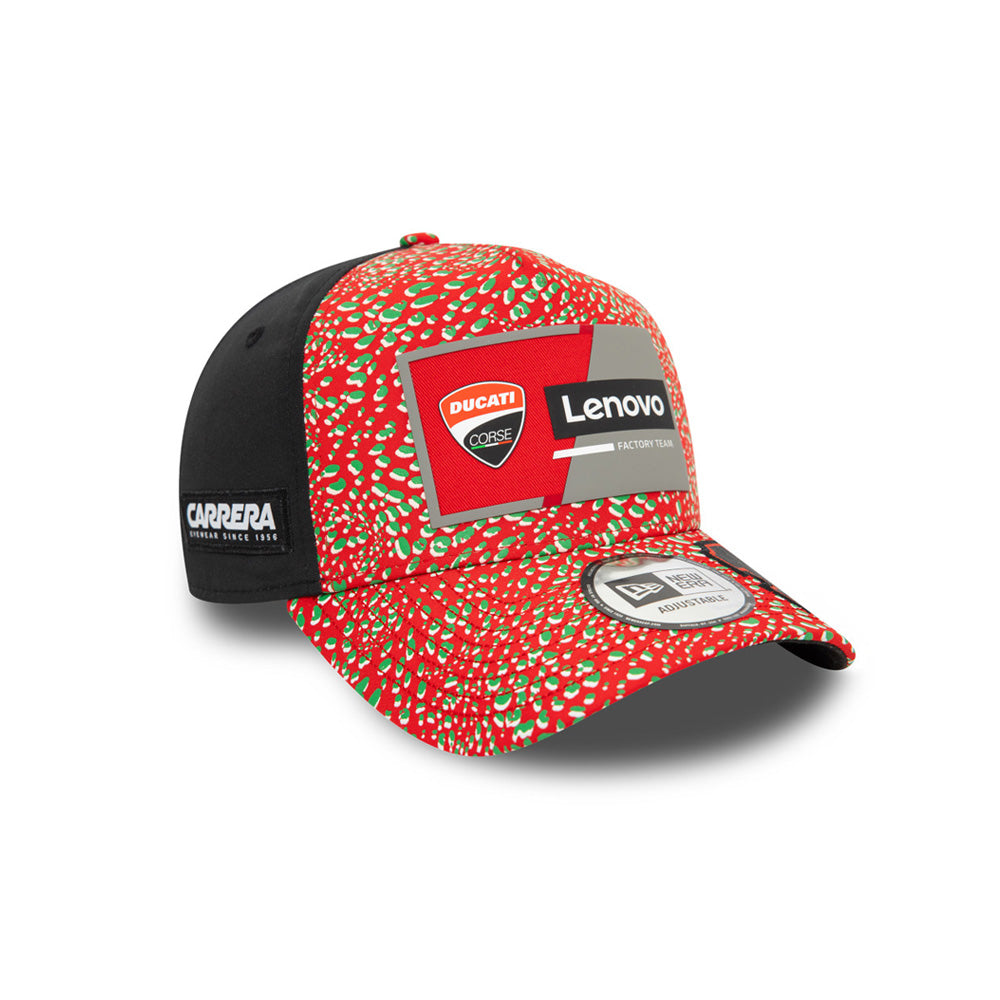 NEW ERA หมวก รุ่น FRANCESCO BAGNAIA DUCATI DRIVER & RACE 2024 RED 9FORTY E-FRAME CAP