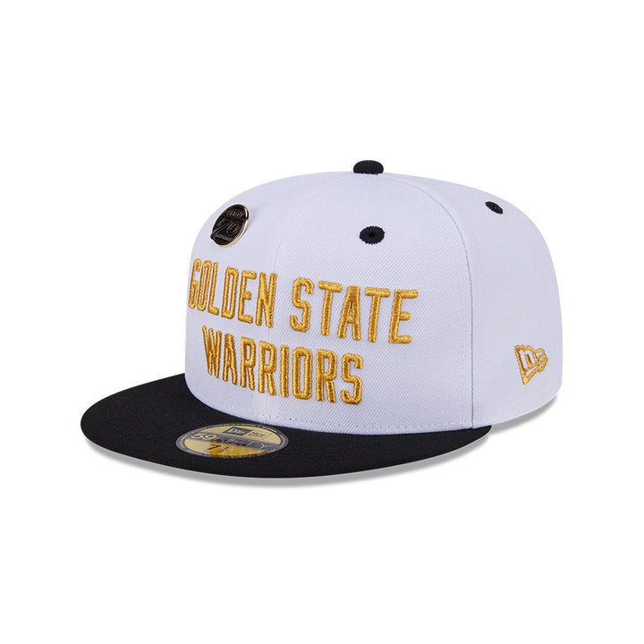 NEW ERA 59FIFTY DAY GOLDEN STATE WARRIORS WHITE 59FIFTY CAP