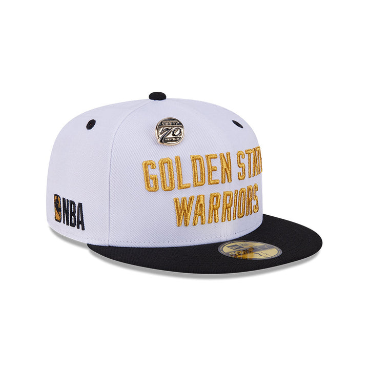 NEW ERA 59FIFTY DAY GOLDEN STATE WARRIORS WHITE 59FIFTY CAP