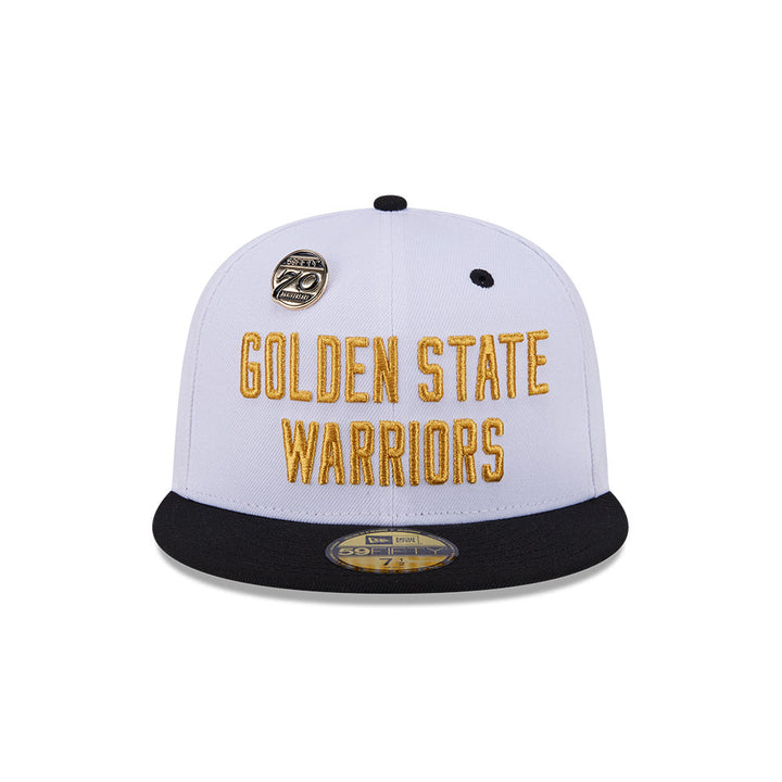 NEW ERA 59FIFTY DAY GOLDEN STATE WARRIORS WHITE 59FIFTY CAP