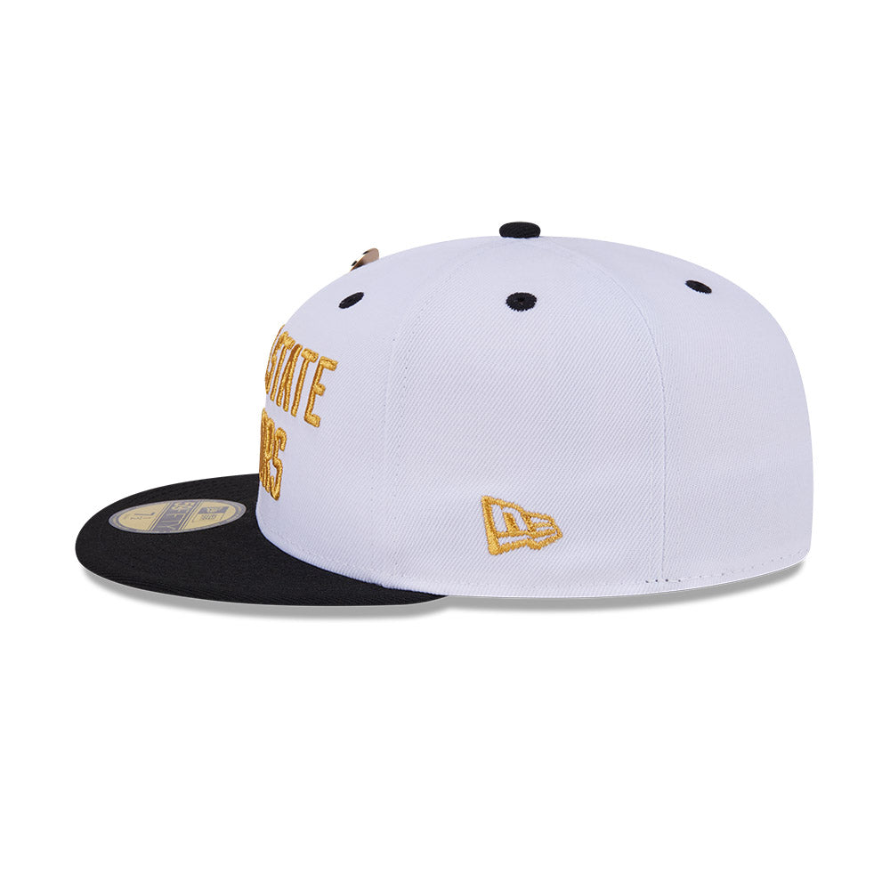 NEW ERA 59FIFTY DAY GOLDEN STATE WARRIORS WHITE 59FIFTY CAP