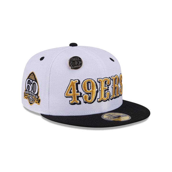 NEW ERA 59FIFTY DAY SAN FRANCISCO 49ERS WHITE 59FIFTY CAP