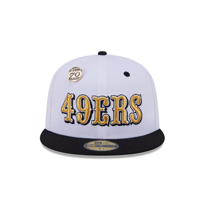 NEW ERA 59FIFTY DAY SAN FRANCISCO 49ERS WHITE 59FIFTY CAP