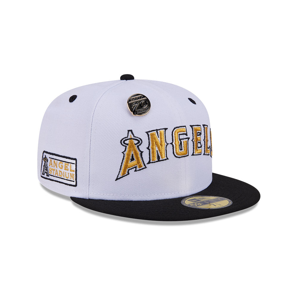 NEW ERA 59FIFTY DAY LOS ANGELES ANGELS WHITE 59FIFTY CAP