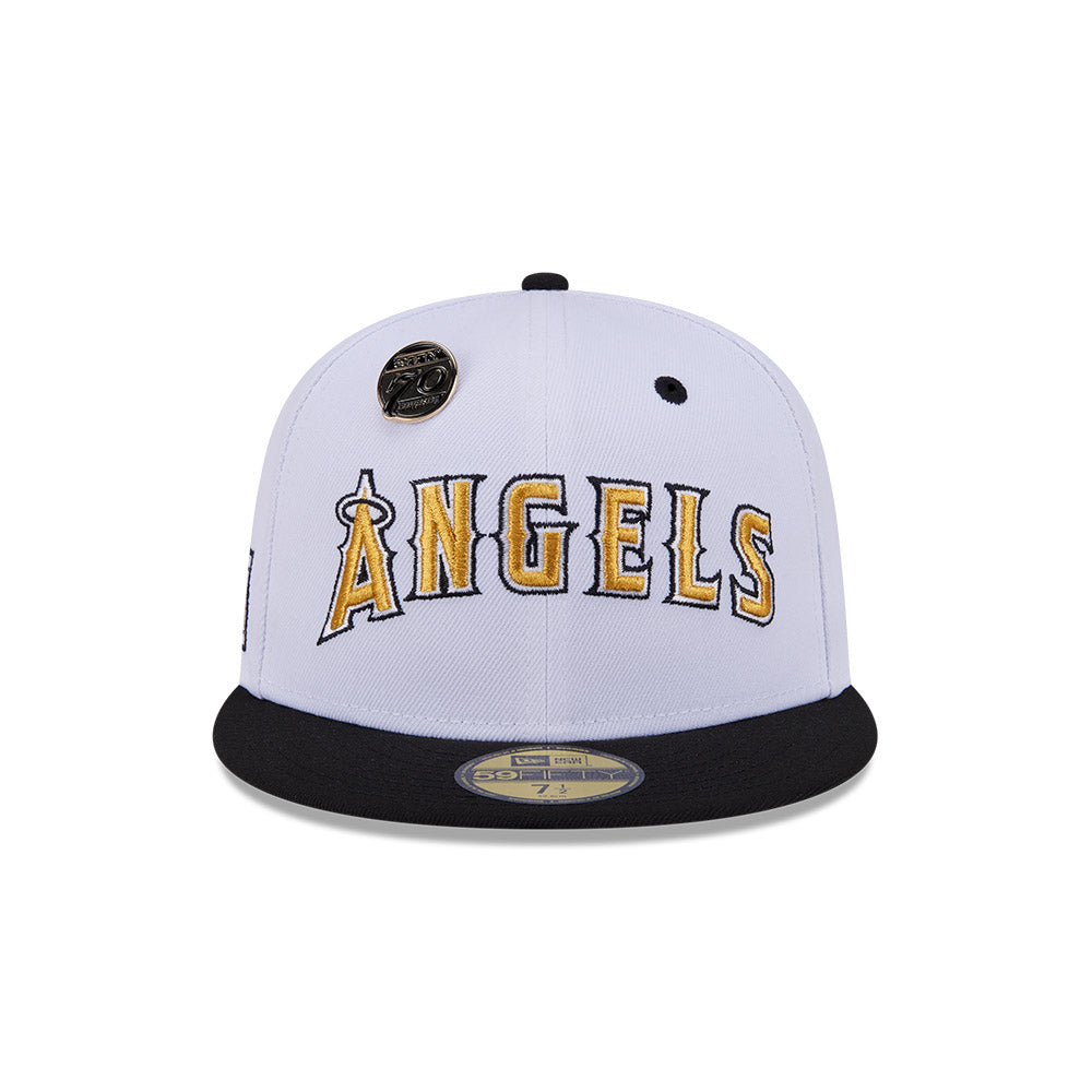 NEW ERA 59FIFTY DAY LOS ANGELES ANGELS WHITE 59FIFTY CAP