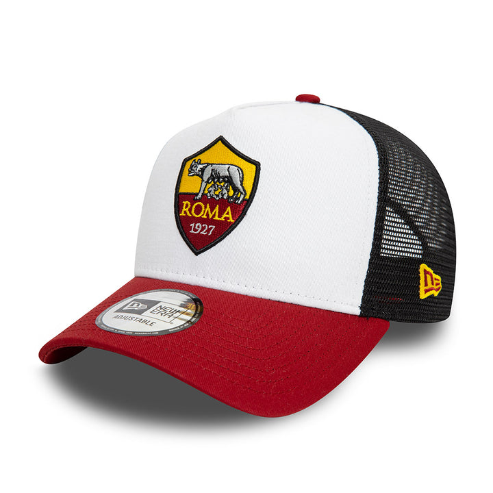 NEW ERA หมวก รุ่น AS ROMA EMEA TEAM SPORTS WHITE 9FORTY EF TRUCKER CAP