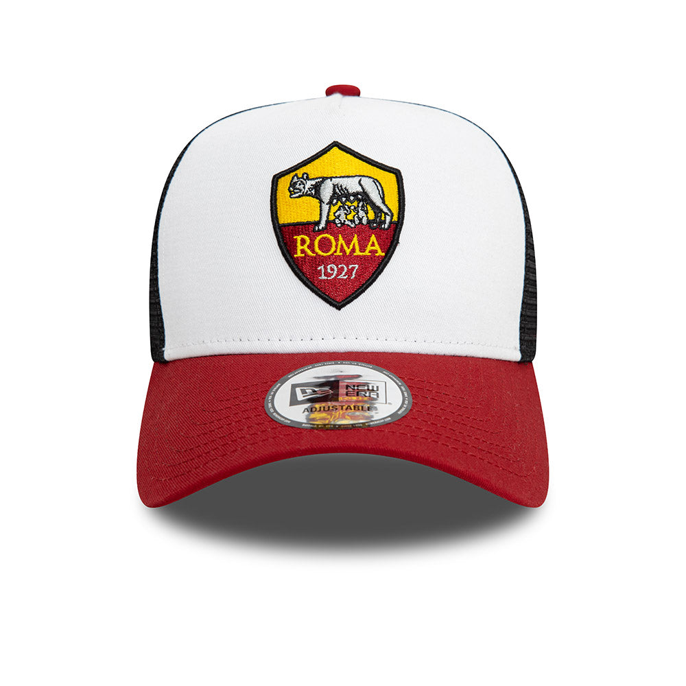 NEW ERA หมวก รุ่น AS ROMA EMEA TEAM SPORTS WHITE 9FORTY EF TRUCKER CAP