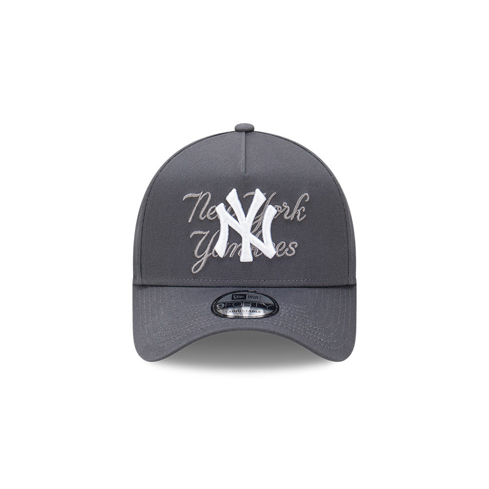 New Era หมวกรุ่น New York Yankees Tonal Script 9FORTY A-Frame Cap