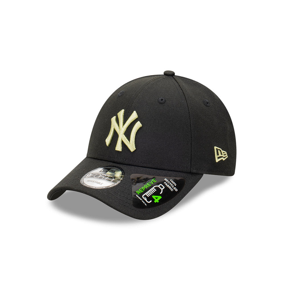 New Era หมวกรุ่น New York Yankees Repreve Black 9FORTY Cap