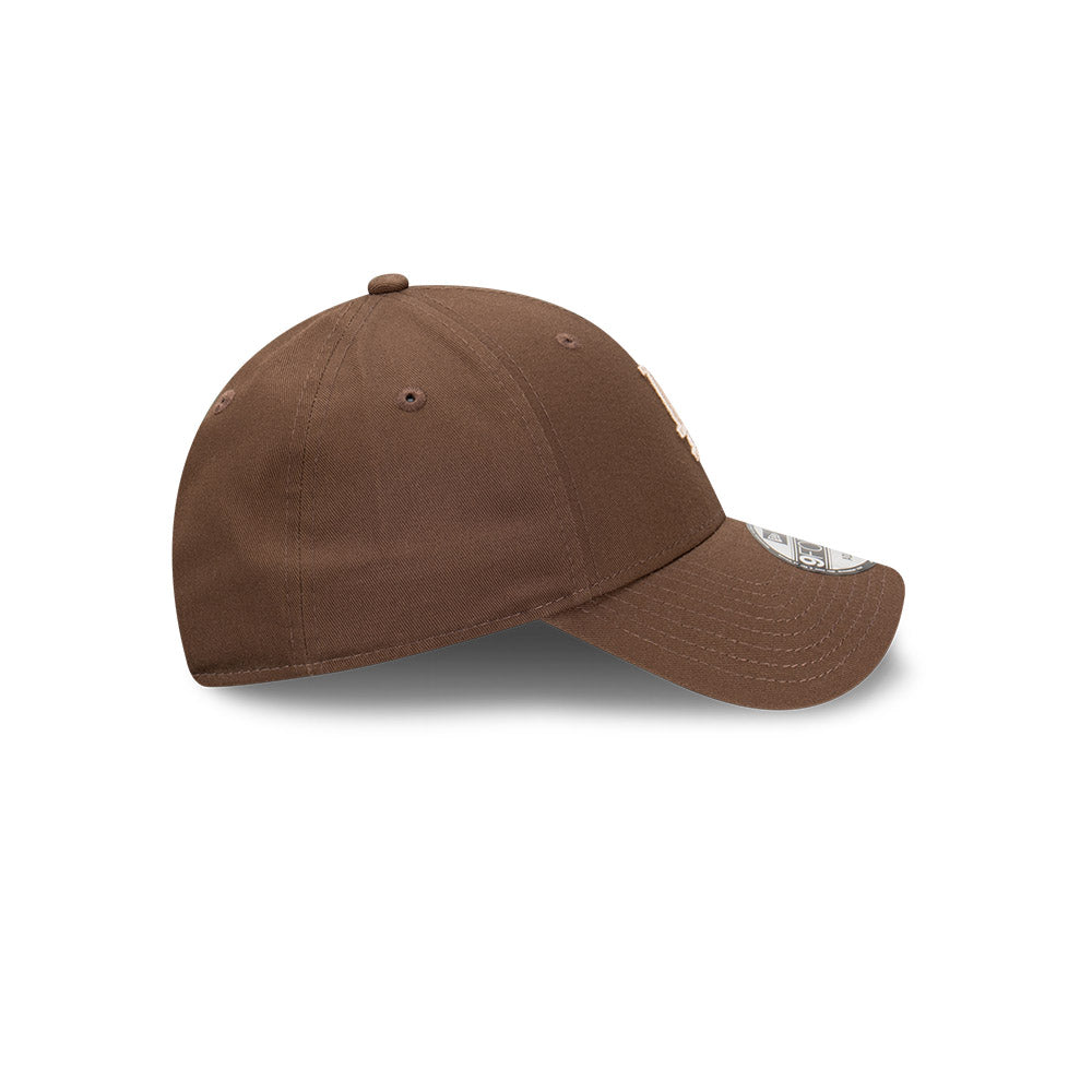 New Era หมวกรุ่น Los Angeles Dodgers Visor Script Walnut Brown 9FORTY A-Frame Cap