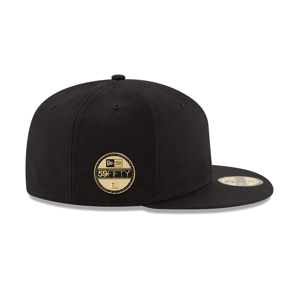 NEW ERA 59FIFTY® DAY 2024 BLACK & GOLD VISOR STICKER PIN