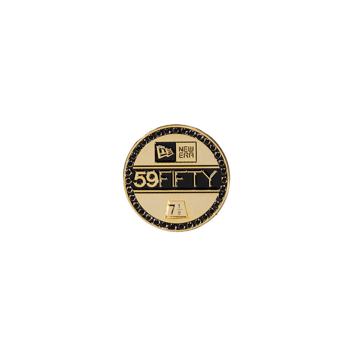 NEW ERA 59FIFTY® DAY 2024 BLACK & GOLD VISOR STICKER PIN