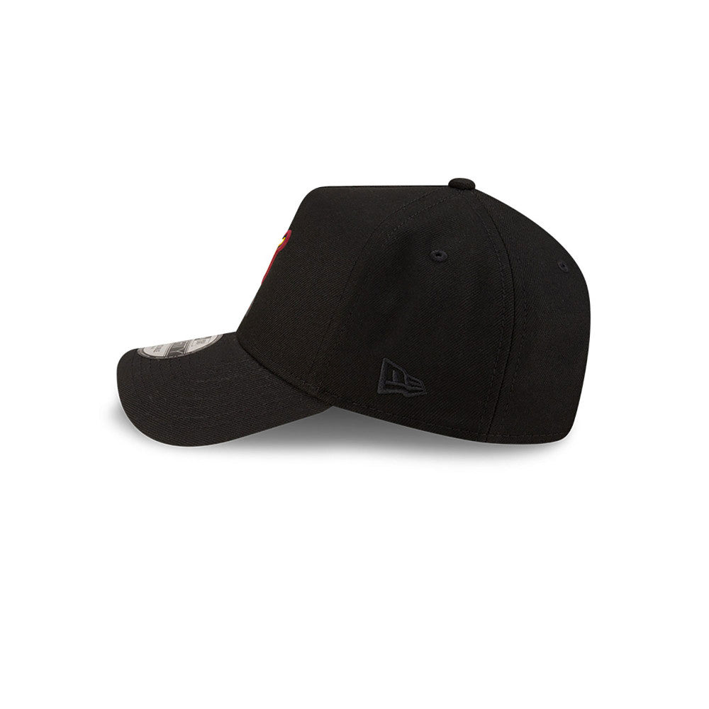 New Era หมวกรุ่น BBRISTOL x NBA 2024 Miami Heat Black 9FORTY A-Frame Cap