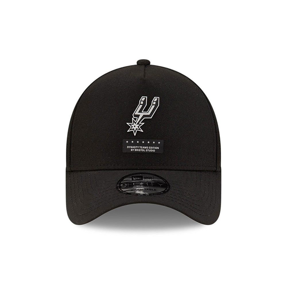 New Era หมวกรุ่น BRISTOL x NBA 2024 San Antonio Spurs Black 9FORTY A-Frame Cap