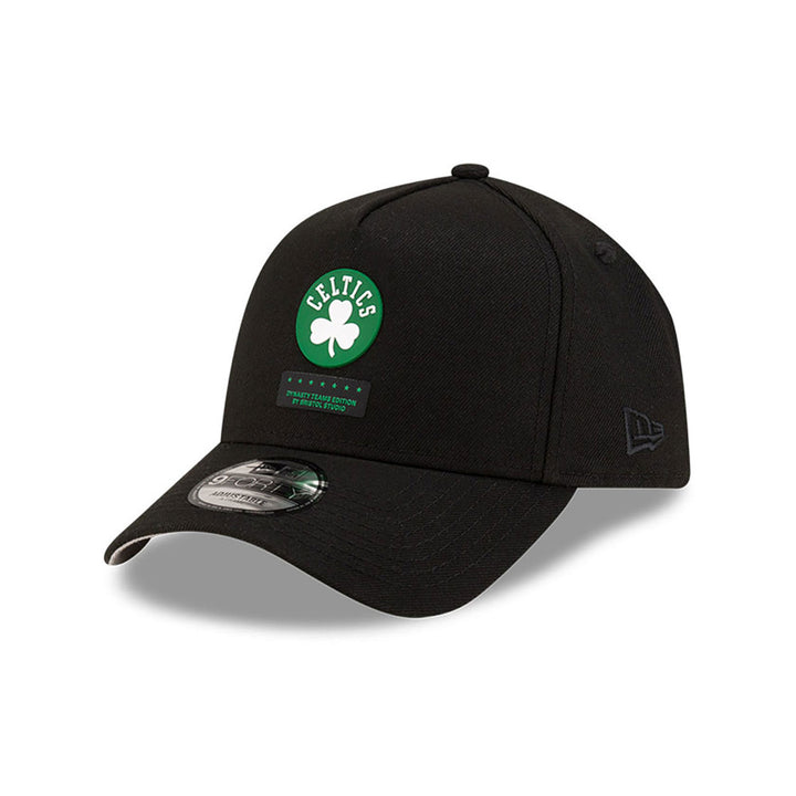 New Era หมวกรุ่น BRISTOL x NBA 2024 Boston Celtics Black 9FORTY A-Frame Cap