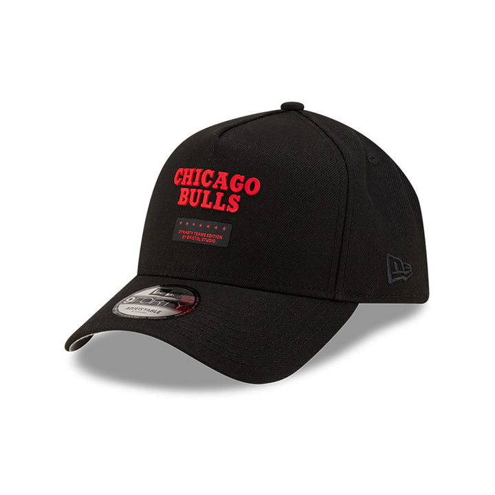 New Era หมวกรุ่น BRISTOL x NBA 2024 Chicago Bulls Black 9FORTY A-Frame Cap