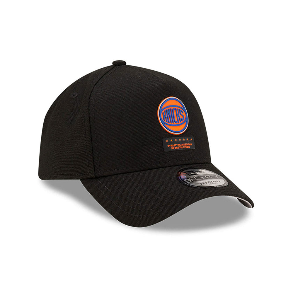 New Era หมวกรุ่น BRISTOL x NBA 2024 New York Knicks Black 9FORTY A-Frame Cap