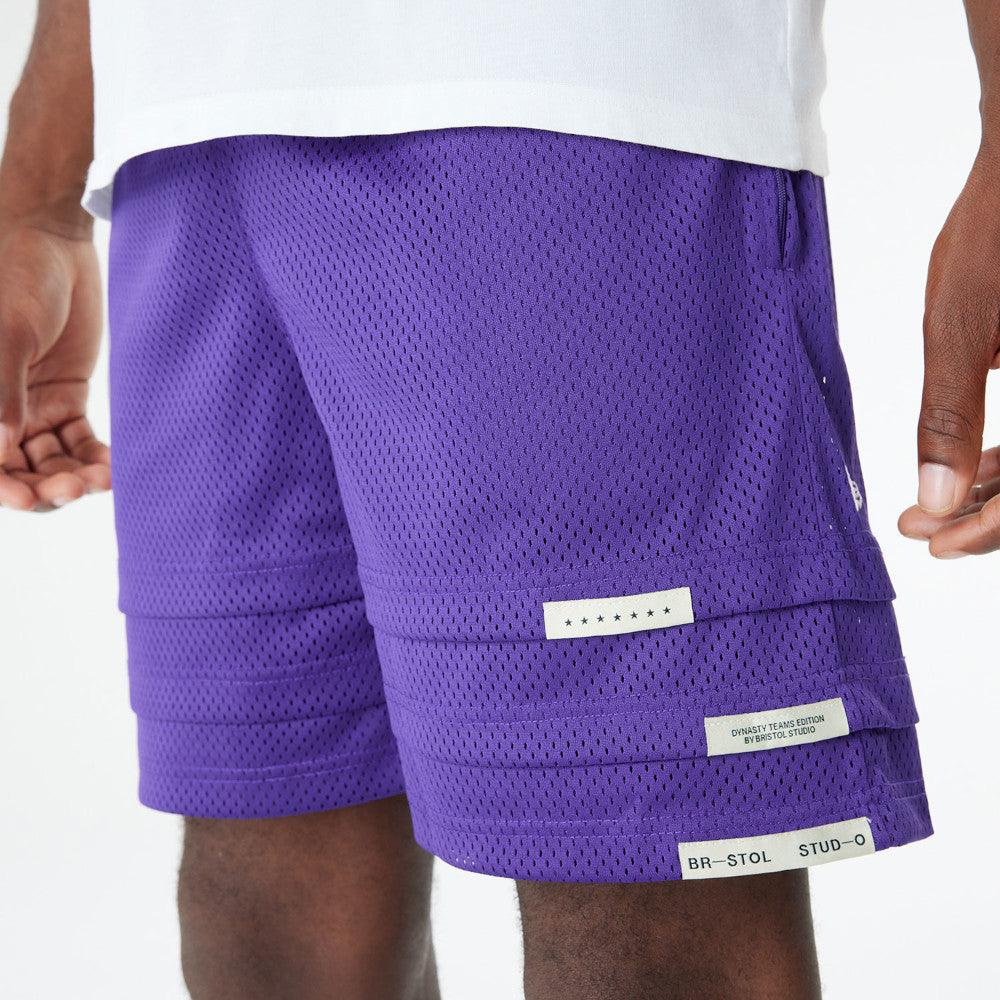 New Era กางเกงขาสั้นรุ่น BRISTOL x NBA 2024 Los Angeles Lakers Purple Shorts