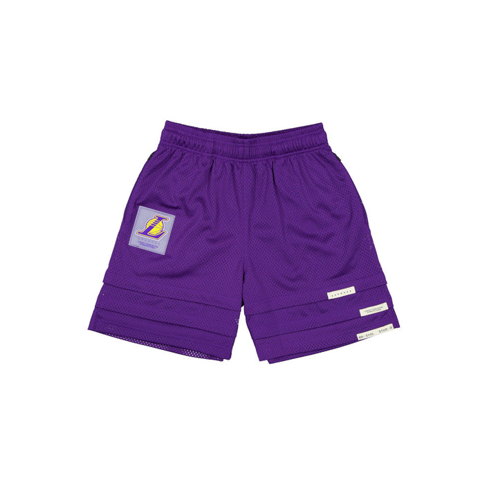 New Era กางเกงขาสั้นรุ่น BRISTOL x NBA 2024 Los Angeles Lakers Purple Shorts