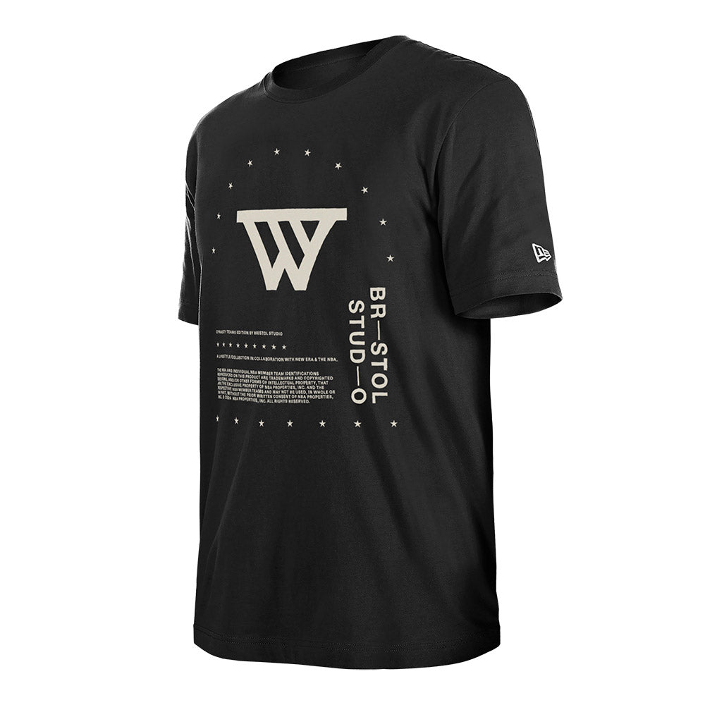 New Era เสื้อยืดแขนสั้นรุ่น BRISTOL x NBA 2024 Golden State Warriors Black Short Sleeve Tee