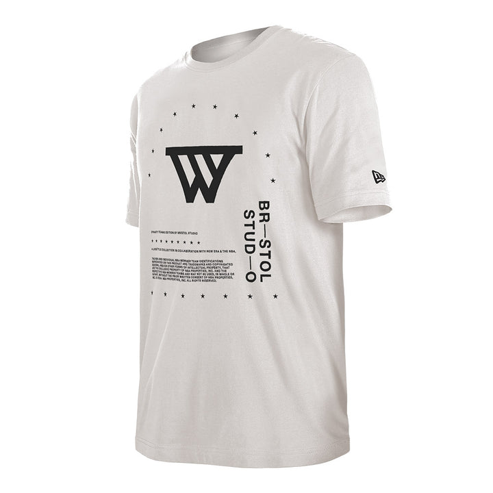 New Era เสื้อยืดแขนสั้นรุ่น BRISTOL x NBA 2024 Golden State Warriors Stone Short Sleeve Tee