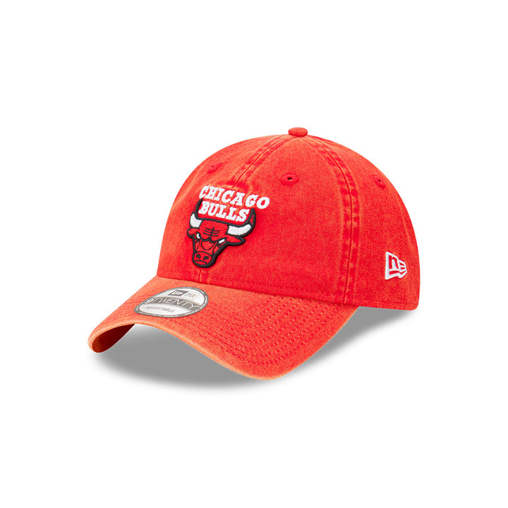 New Era หมวกรุ่น Chicago Bulls Snow Washed Scarlet Red 9TWENTY Cap