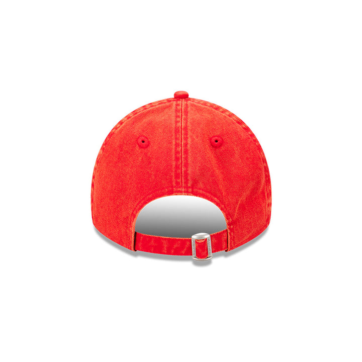 New Era หมวกรุ่น Chicago Bulls Snow Washed Scarlet Red 9TWENTY Cap