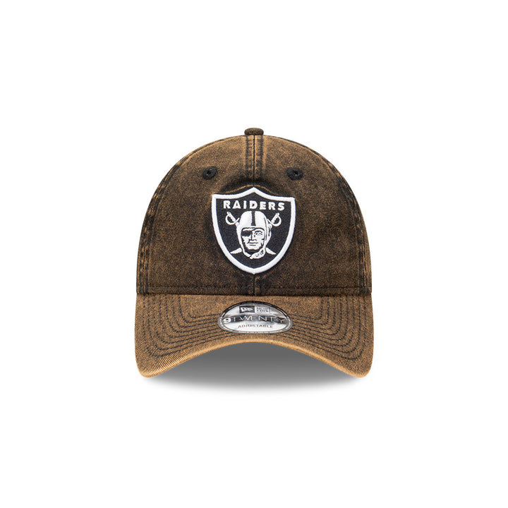 New Era หมวกรุ่น Las Vegas Raiders Snow Washed Black 9TWENTY Cap