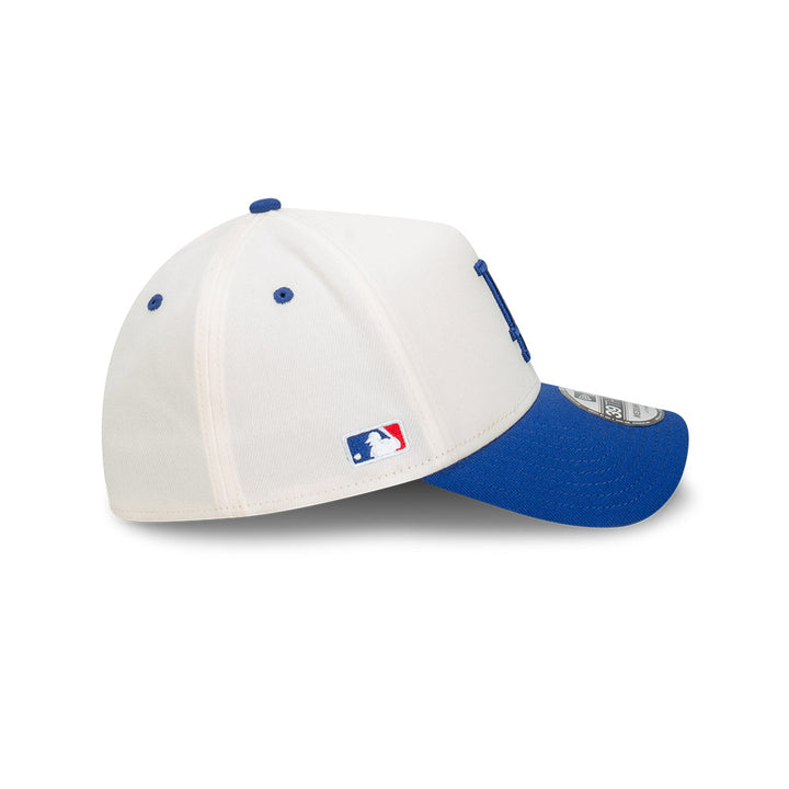 New Era หมวกรุ่น Los Angeles Dodgers 2-Tone Dark Royal Visor Chrome White 39THIRTY A-Frame Cap