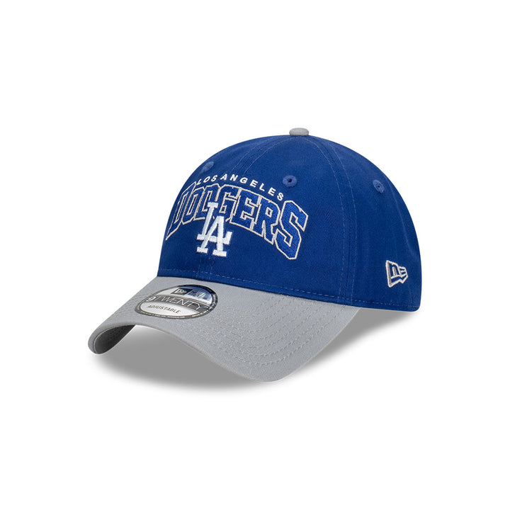 New Era หมวกรุ่น Los Angeles Dodgers Arch 2-Tone Gray Visor Navy 9FORTY Cap