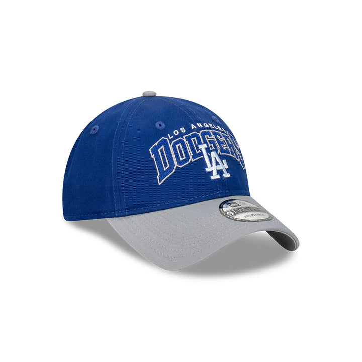 New Era หมวกรุ่น Los Angeles Dodgers Arch 2-Tone Gray Visor Navy 9FORTY Cap