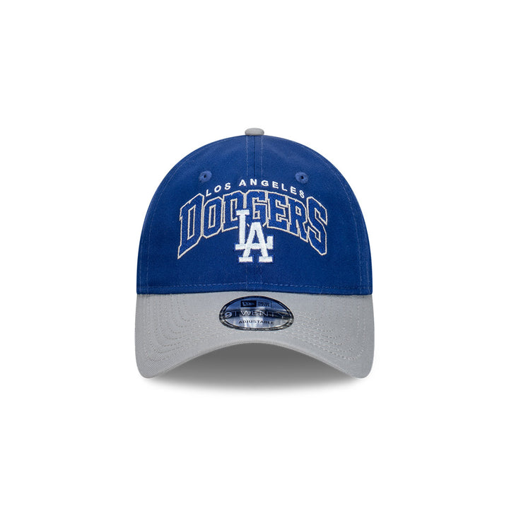 New Era หมวกรุ่น Los Angeles Dodgers Arch 2-Tone Gray Visor Navy 9FORTY Cap