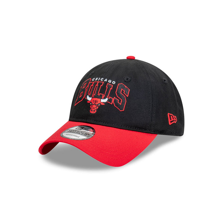 New Era หมวกรุ่น Chicago Bulls Arch 2-Tone Red Visor Black 9FORTY Cap