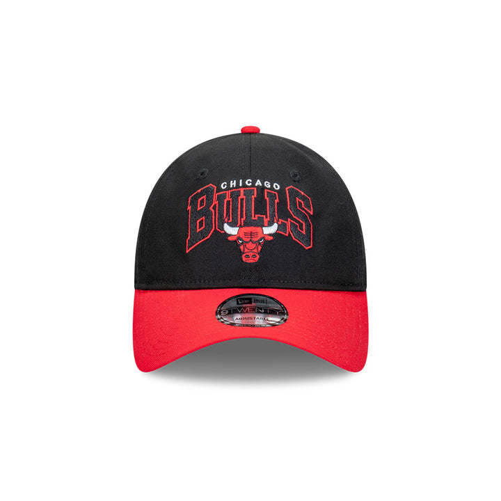 New Era หมวกรุ่น Chicago Bulls Arch 2-Tone Red Visor Black 9FORTY Cap