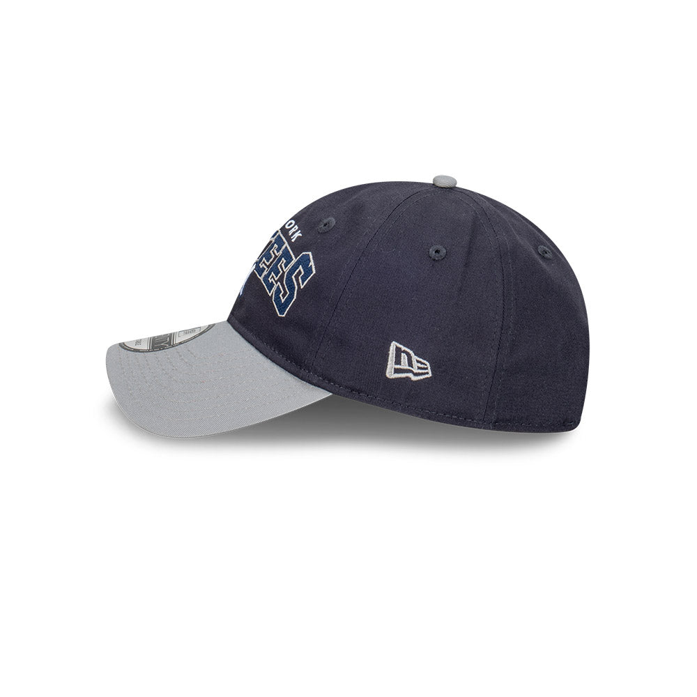 New Era หมวกรุ่น New York Yankees Arch 2-Tone Gray Visor Navy 9FORTY Cap