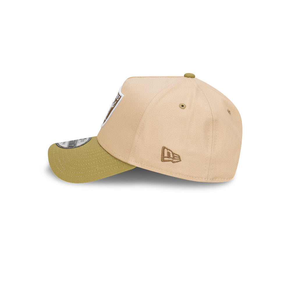 New Era หมวกรุ่น Las Vegas Raiders Beansprout 2-Tone Moss Green Visor Oat Milk 9Forty Af Cap