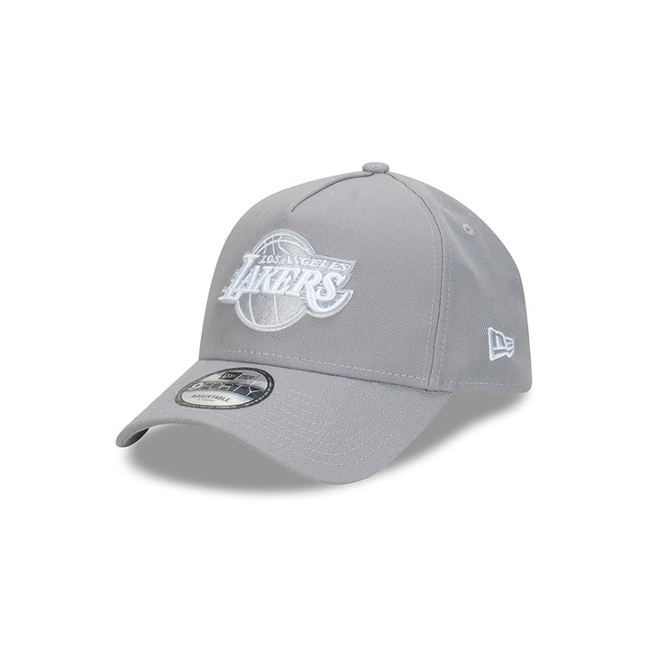 New Era หมวกรุ่น Los Angeles Lakers Repreve® Cloud Gray 9FORTY A-Frame Cap