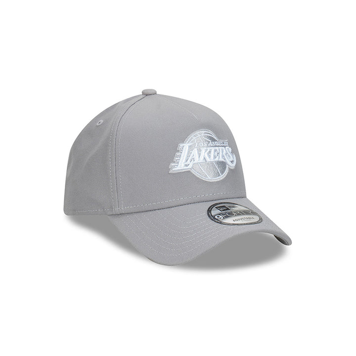 New Era หมวกรุ่น Los Angeles Lakers Repreve® Cloud Gray 9FORTY A-Frame Cap
