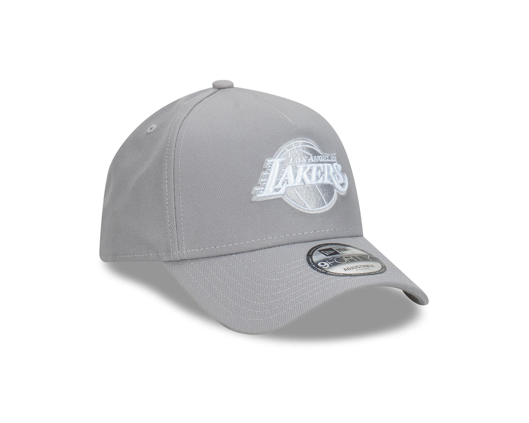 New Era หมวกรุ่น Los Angeles Lakers Repreve® Cloud Gray 9FORTY A-Frame Cap